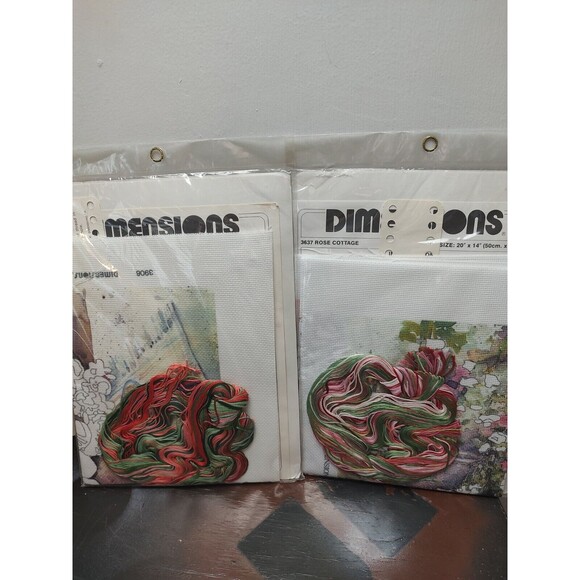 1989/1993 Dimensions Counted Cross Stitch Kit Peaceful Countryside & Bird Watch - Picture 13 of 13